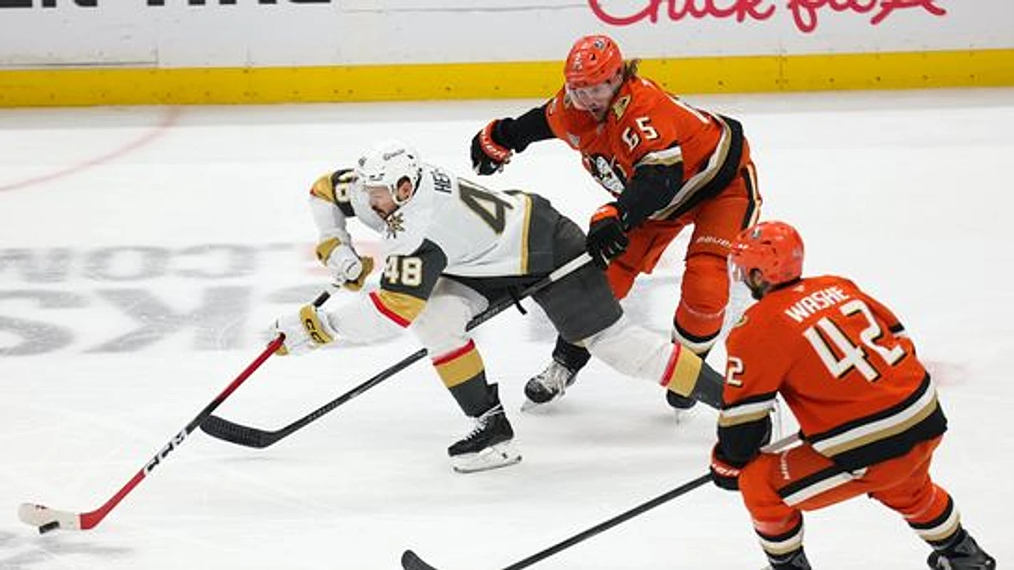 Ducks rolled early by Vegas in Game 6, end 'springboard' season in 2nd round