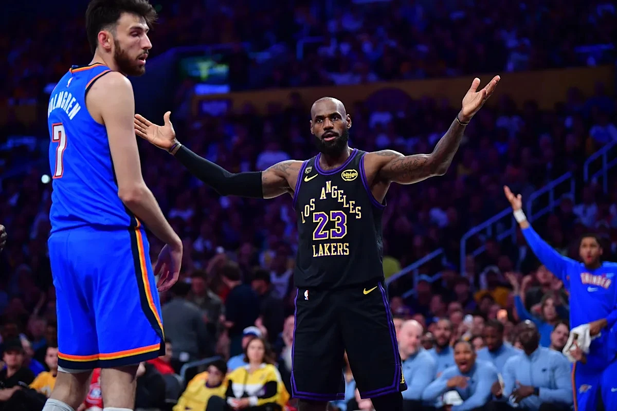 LeBron James wins national javelin title (not that one)