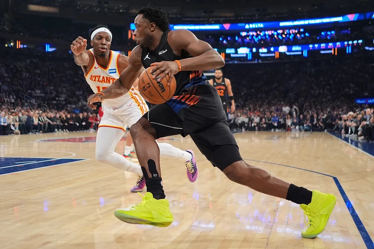OG Anunoby fully participates in Knicks' practice for the first time since his hamstring injury