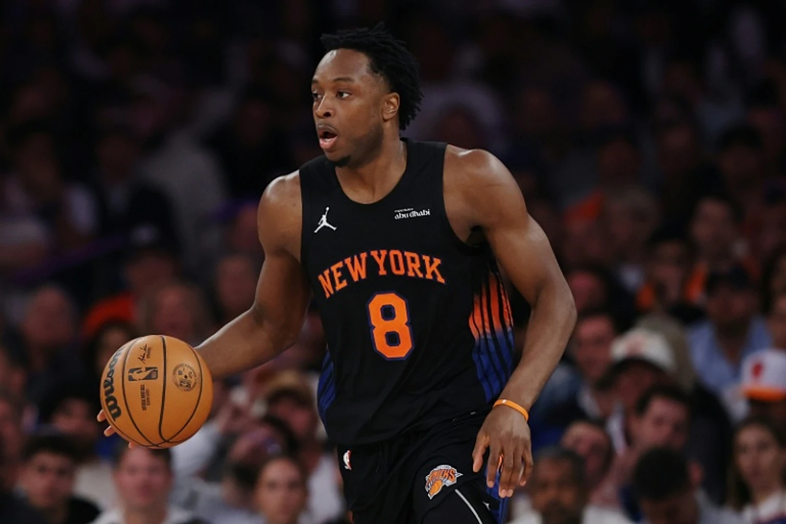 Knicks forward Anunoby trains as NBA Eastern Conference finals loom