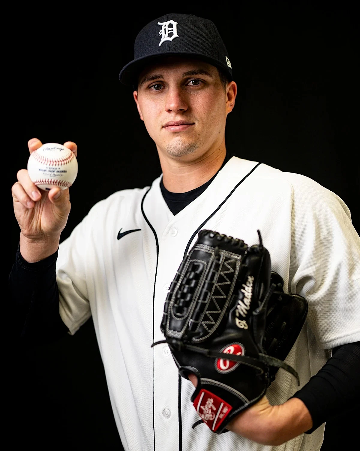 Tigers pitcher Ty Madden leaves game after line drive to pitching arm