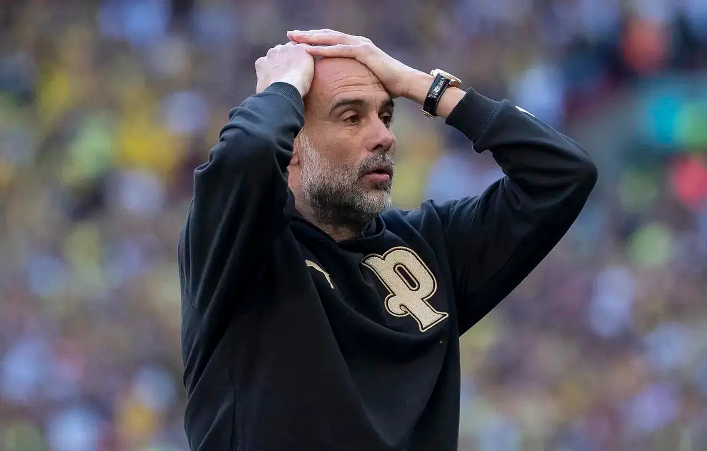 Pep Guardiola: I’m so disappointed with English football for not naming a Wembley stand after me