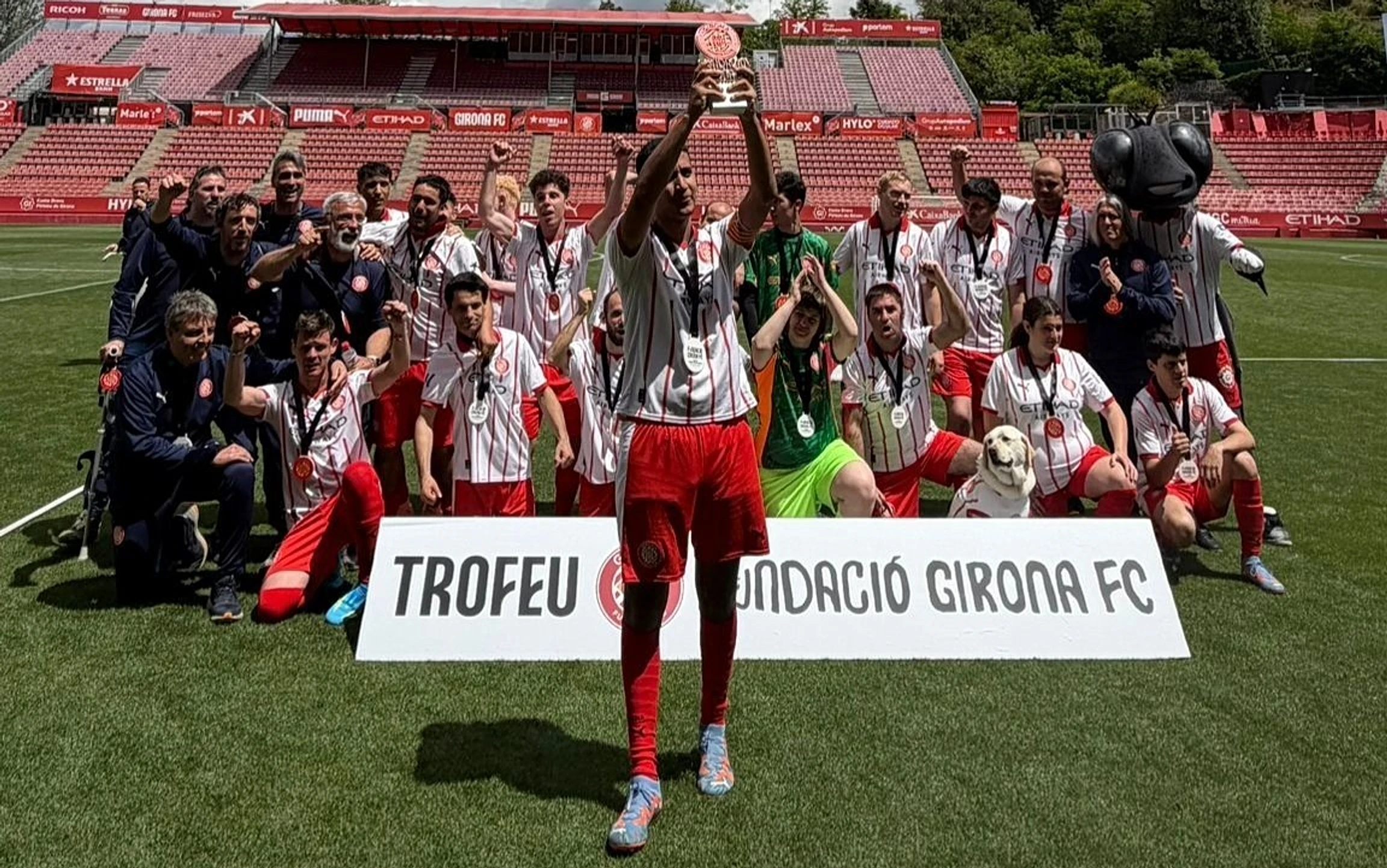 The Girona FC Foundation Trophy, a success in participation and inclusion at Montilivi