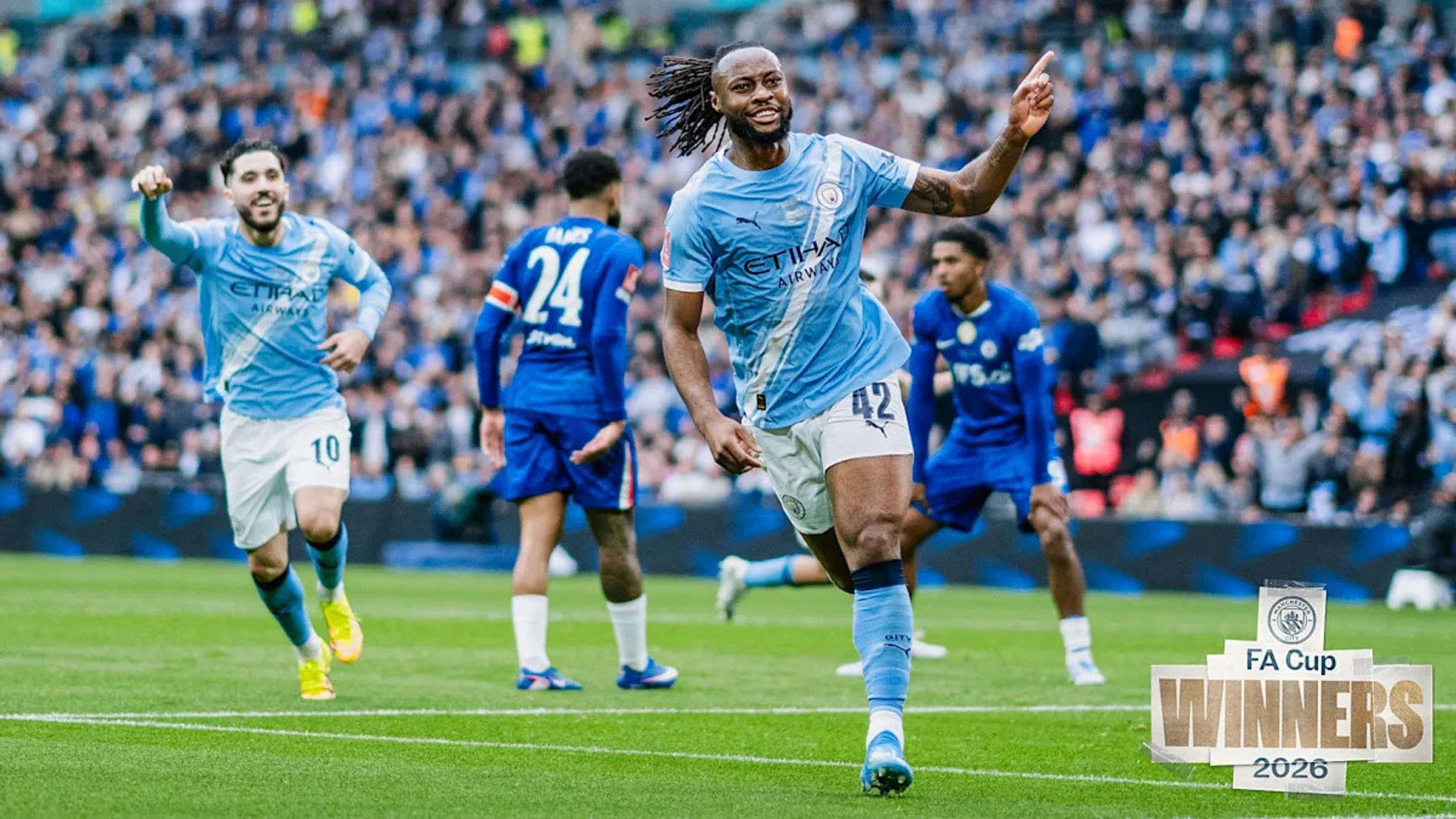 Gallery: Super Semenyo flick wins FA Cup!
