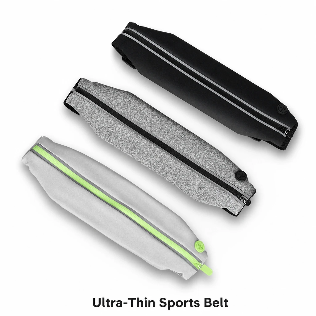Keep Running Waist Pack - Invisible Phone Pouch, Ultra-Thin Waterproof Sports Belt for Men & Women