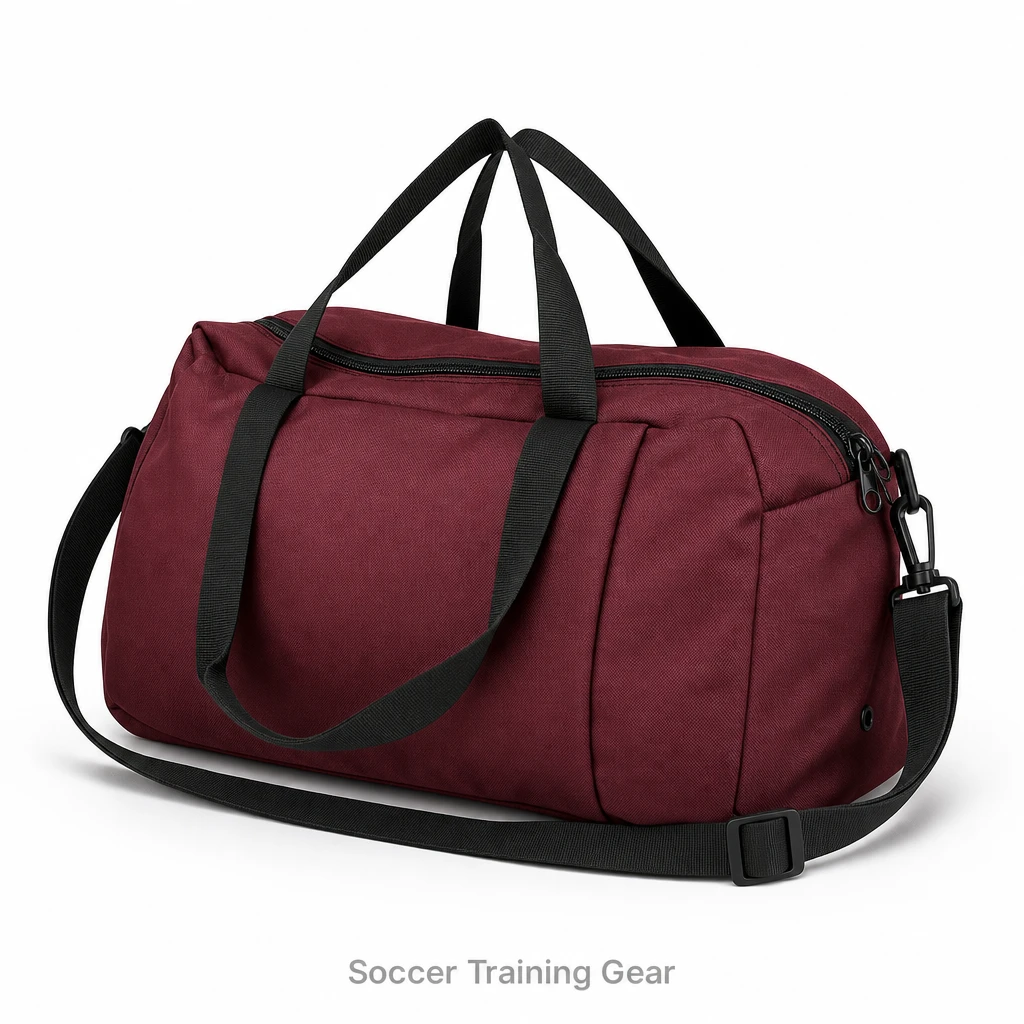Decathlon 20L Burgundy Crossbody Gym Bag Foldable