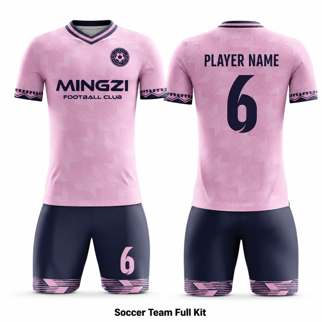 Custom Digital Print Football Jersey & Shorts Set - Quick-Dry Team Uniform