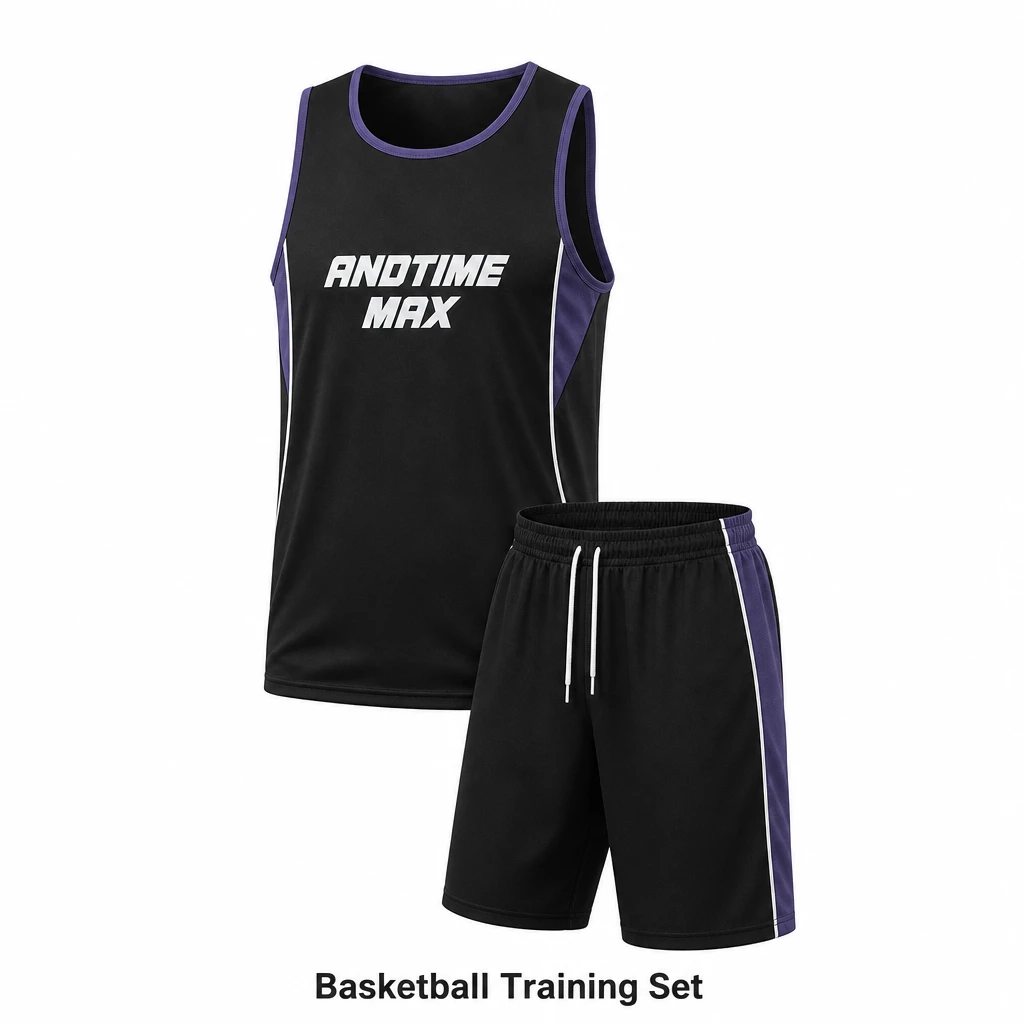andtime Men's Quick-Dry Basketball Jersey - Summer Retro Training Tank Top