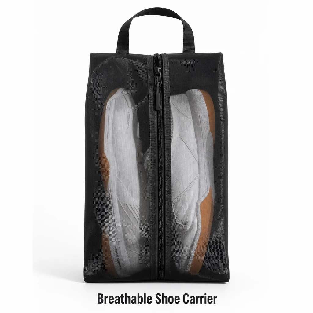 Breathable Shoe Bag for Badminton, Tennis, Basketball, Soccer โ Sports Shoe Carrier