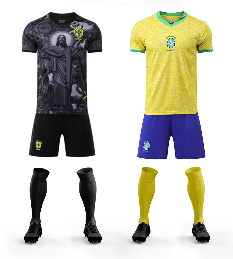 Brazil 26/27 Home Jersey Kit - Neymar Football Shirt detail 9