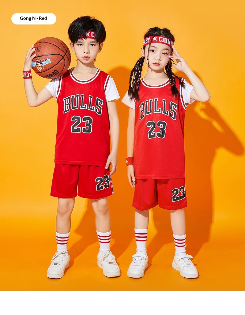 Kids Basketball Jersey Set detail 20
