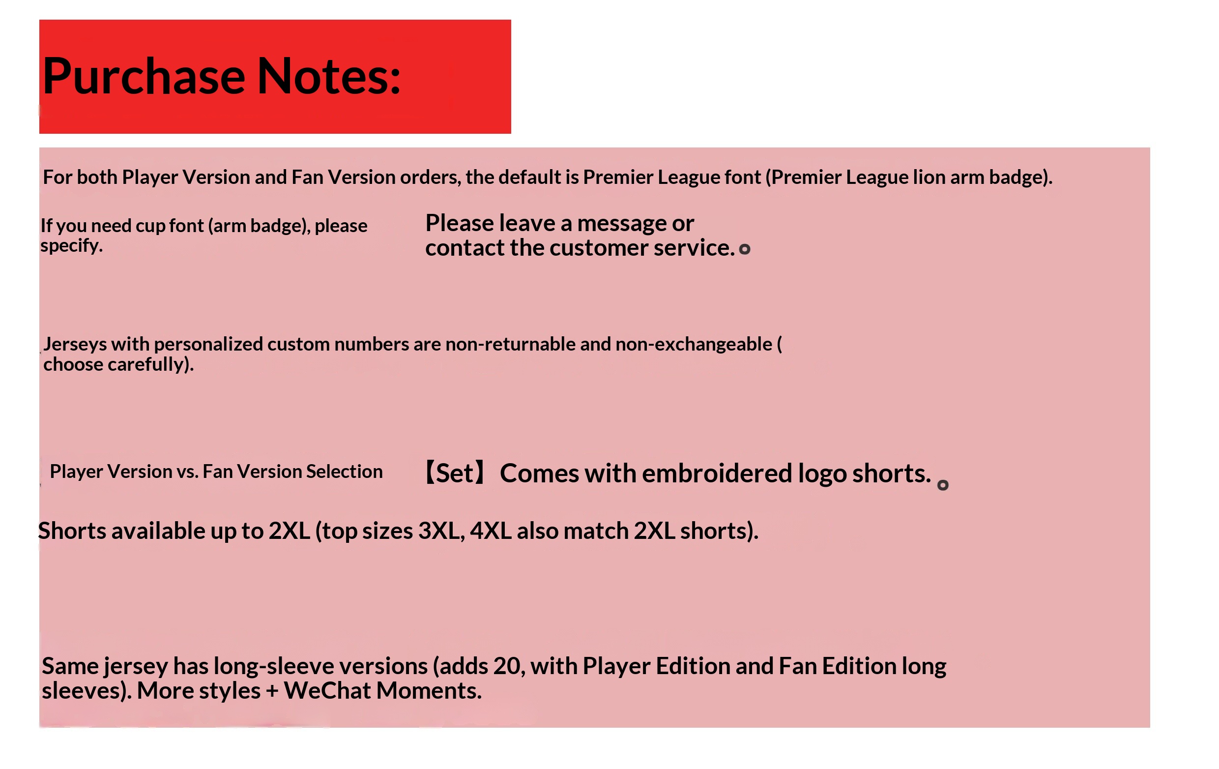 Manchester United 25 Red Jersey - Adult & Youth detail 3